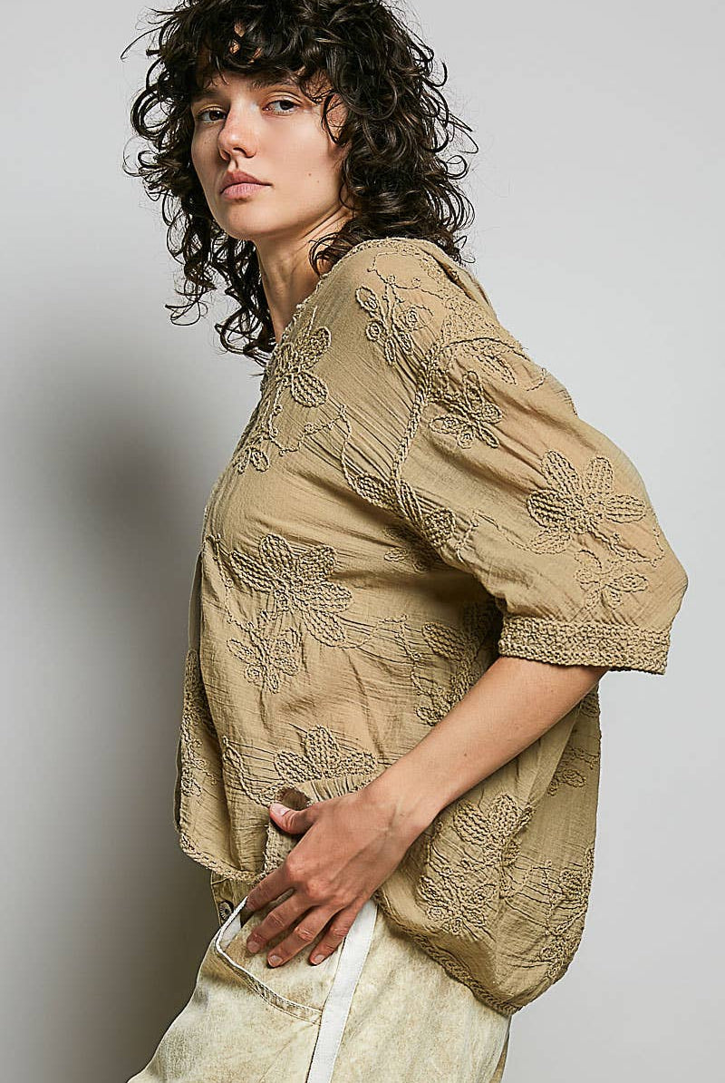 POL Clothing Lightweight Floral Crochet Hoodie Top-Crochet Top-Pol Clothing-Stuffology - Where Vintage Meets Modern, A Boutique for Real Women in Crosbyton, TX