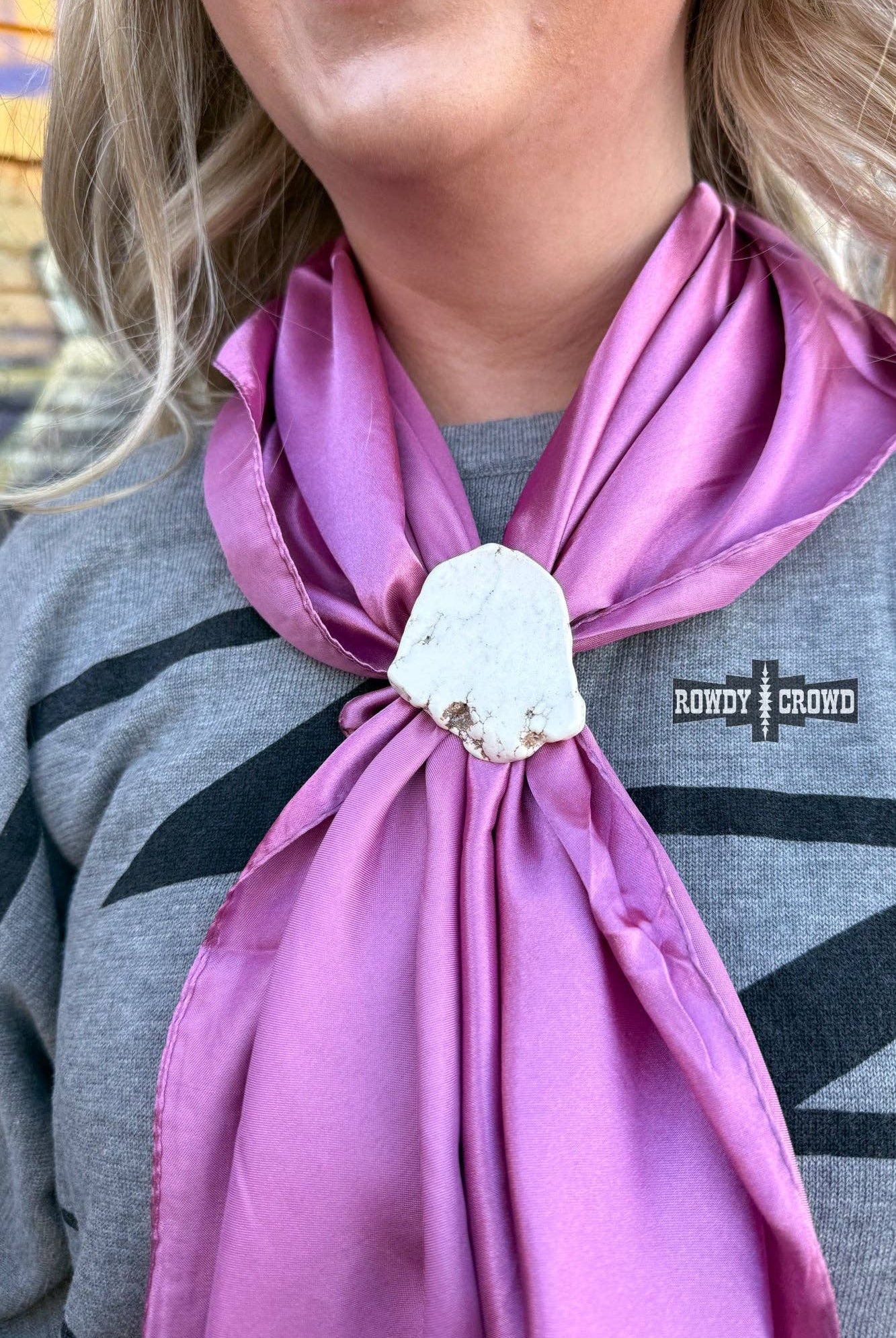 Rock Scarf Slides-Wild Rag Slide-Stuffology Boutique-Stuffology - Where Vintage Meets Modern, A Boutique for Real Women in Crosbyton, TX