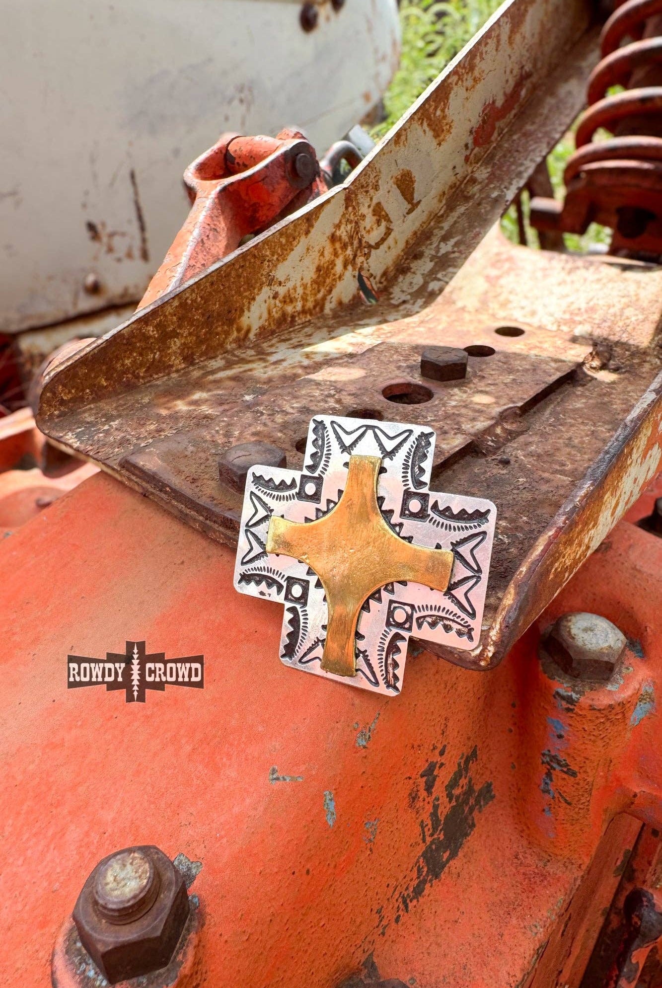 Cow Boss Scarf Slide-Wild Rag Slide-Stuffology Boutique-Stuffology - Where Vintage Meets Modern, A Boutique for Real Women in Crosbyton, TX