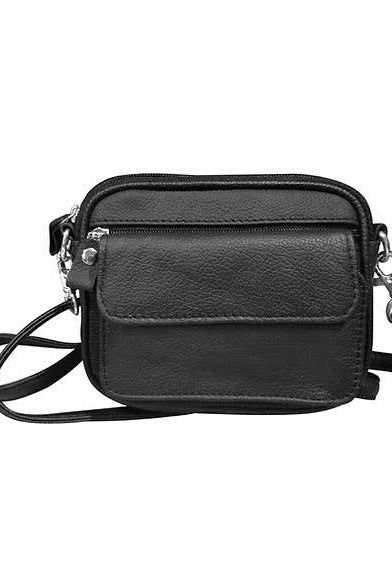 Mini Crossbody with Phone Holder /Stuffology Boutique-Crossbody Bags-Roma Leathers, Inc.-Stuffology - Where Vintage Meets Modern, A Boutique for Real Women in Crosbyton, TX
