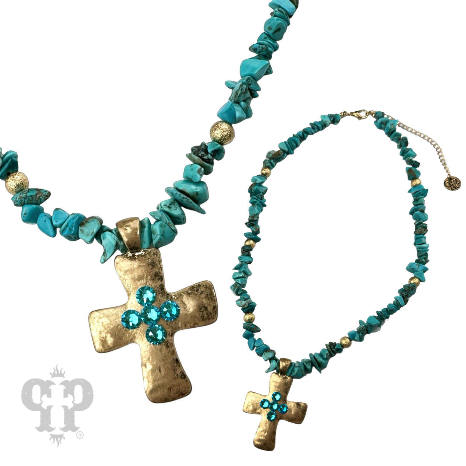 Cross Pendant Necklace-Necklaces-Pink Panache Brands-Stuffology - Where Vintage Meets Modern, A Boutique for Real Women in Crosbyton, TX