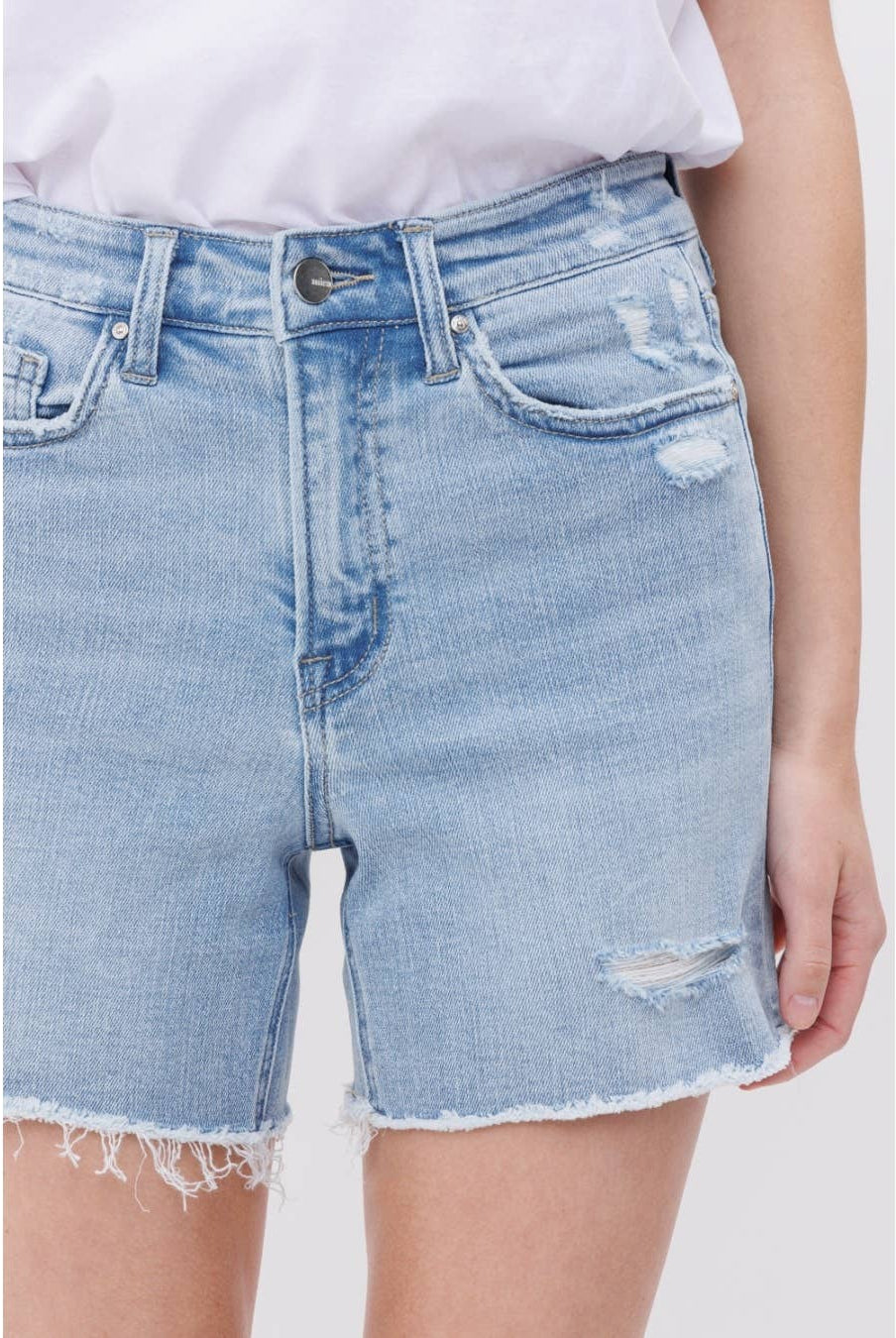 Everyday Mica Denim Shorts-Shorts-Mica Denim-Stuffology - Where Vintage Meets Modern, A Boutique for Real Women in Crosbyton, TX