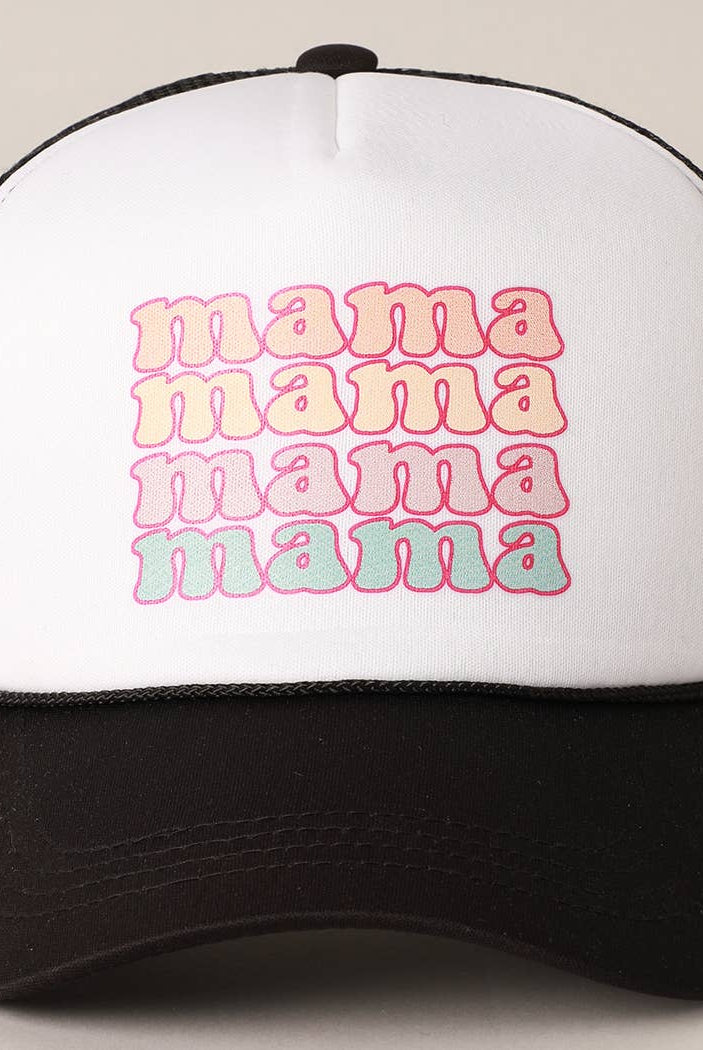 MAMA Foam Trucker Hat | Stuffology Boutique-Trucker Hat-Fashion City-Stuffology - Where Vintage Meets Modern, A Boutique for Real Women in Crosbyton, TX