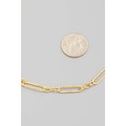 Textured Clip Chain Link Long Necklace | Stuffology Boutique-Necklaces-The Looks by Fame Accessories-Stuffology - Where Vintage Meets Modern, A Boutique for Real Women in Crosbyton, TX