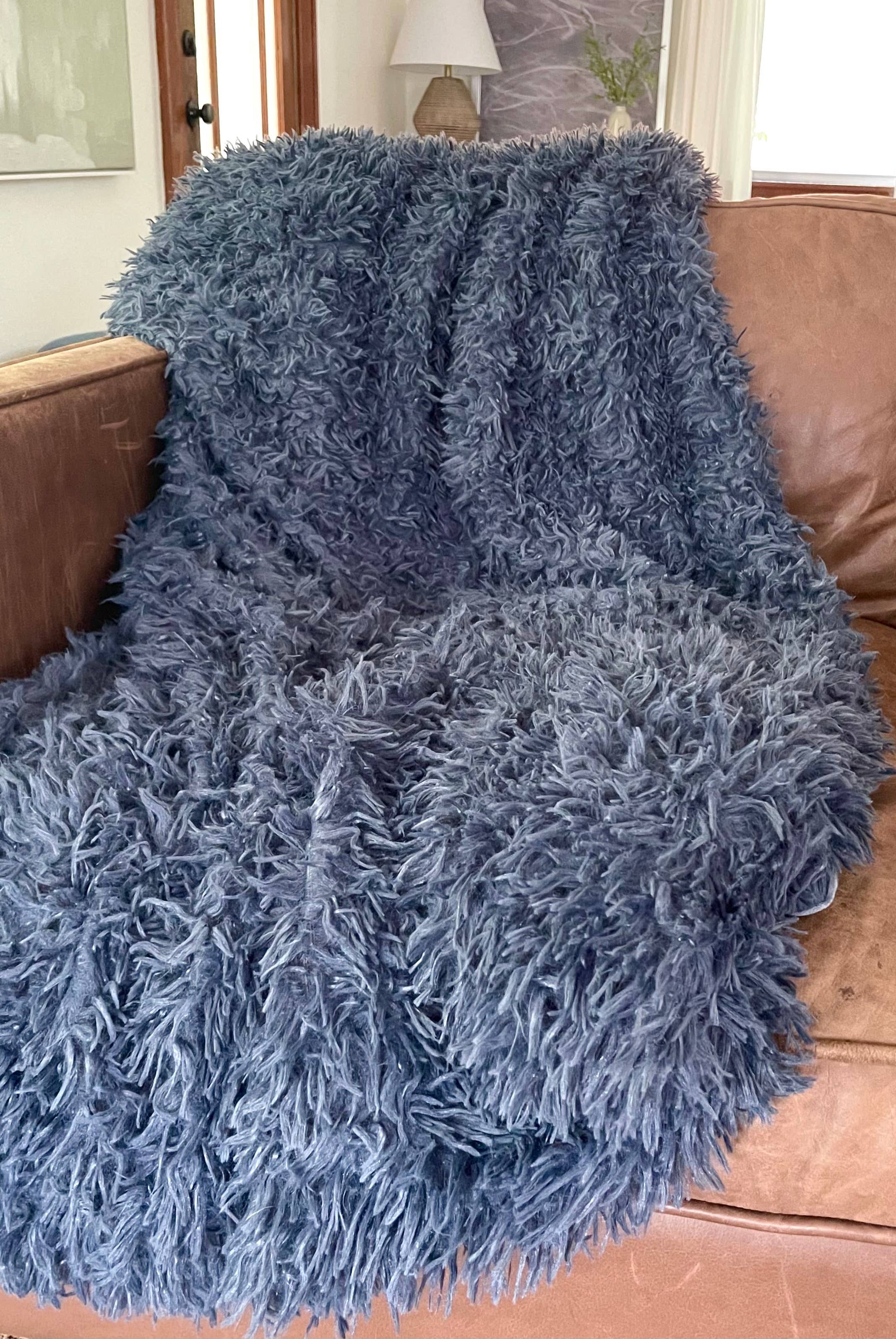 Dreamy Faux Fur Throw - Laurel & Mayfair-Faux Fur Throw-Stuffology Boutique-Stuffology - Where Vintage Meets Modern, A Boutique for Real Women in Crosbyton, TX