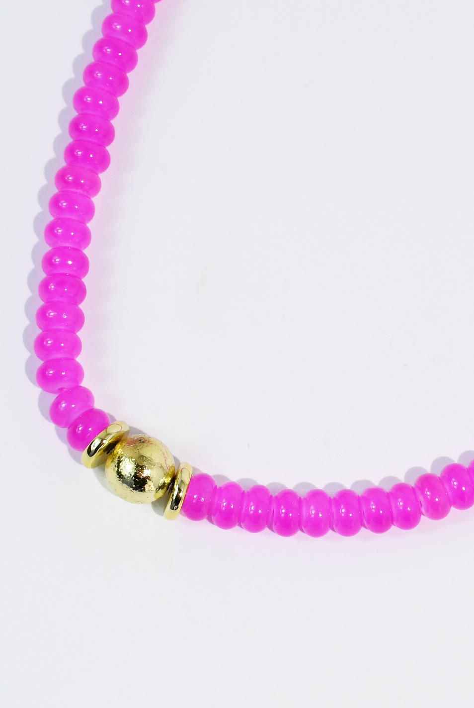Pink Pop Beaded Necklace-Necklaces-Treasure Jewels Inc.-Stuffology - Where Vintage Meets Modern, A Boutique for Real Women in Crosbyton, TX