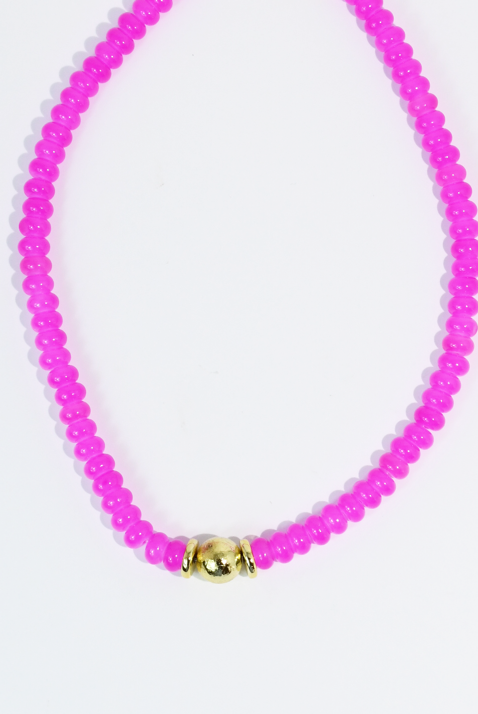 Pink Pop Beaded Necklace-Necklaces-Treasure Jewels Inc.-Stuffology - Where Vintage Meets Modern, A Boutique for Real Women in Crosbyton, TX