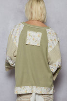 POL Clothing - Peace Sign Top-Pullover Top-Pol Clothing-Stuffology - Where Vintage Meets Modern, A Boutique for Real Women in Crosbyton, TX