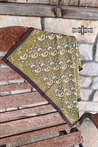 Saddle Green Wild Rag-Wild Rags-Stuffology Boutique-Stuffology - Where Vintage Meets Modern, A Boutique for Real Women in Crosbyton, TX