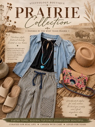 Prairie Collection - 
Inspired by the timeless beauty of the West Texas prairie.