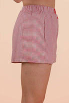 Striped Boxer Shorts-Shorts-VERY J-Stuffology - Where Vintage Meets Modern, A Boutique for Real Women in Crosbyton, TX