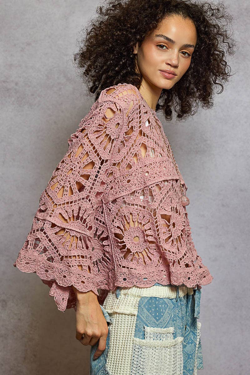 Crochet Dreams Boho Top ✨-Top-Pol Clothing-Stuffology - Where Vintage Meets Modern, A Boutique for Real Women in Crosbyton, TX