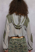 POL Clothing Open Knit Frayed Jacket-Jackets-Pol Clothing-Stuffology - Where Vintage Meets Modern, A Boutique for Real Women in Crosbyton, TX