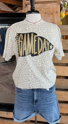 Leopard Game Day Tee-Graphic Tees-Texas True Threads-Stuffology - Where Vintage Meets Modern, A Boutique for Real Women in Crosbyton, TX