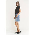 SUPER HIGH VINTAGE RAW HEM BERMUDA-Mica Denim-Stuffology - Where Vintage Meets Modern, A Boutique for Real Women in Crosbyton, TX