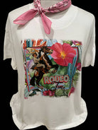 Rodeo Time Rhinestone Graphic Tee-Bling-A-GoGo, LLC-Stuffology - Where Vintage Meets Modern, A Boutique for Real Women in Crosbyton, TX