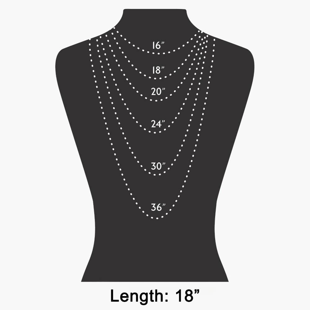 Two Tone U Chain Link Necklace-The Looks by Fame Accessories-Stuffology - Where Vintage Meets Modern, A Boutique for Real Women in Crosbyton, TX