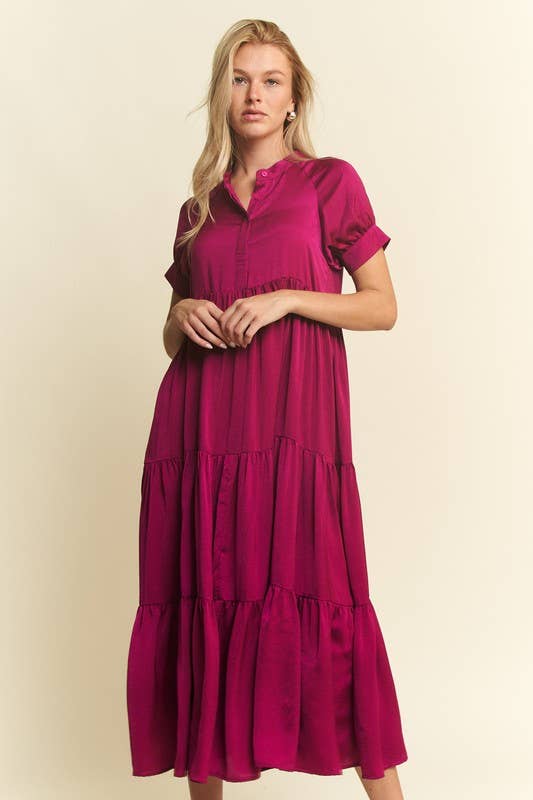 SHORT SLEEVE RUBY MAXI DRESSES-JADE BY JANE-Stuffology - Where Vintage Meets Modern, A Boutique for Real Women in Crosbyton, TX