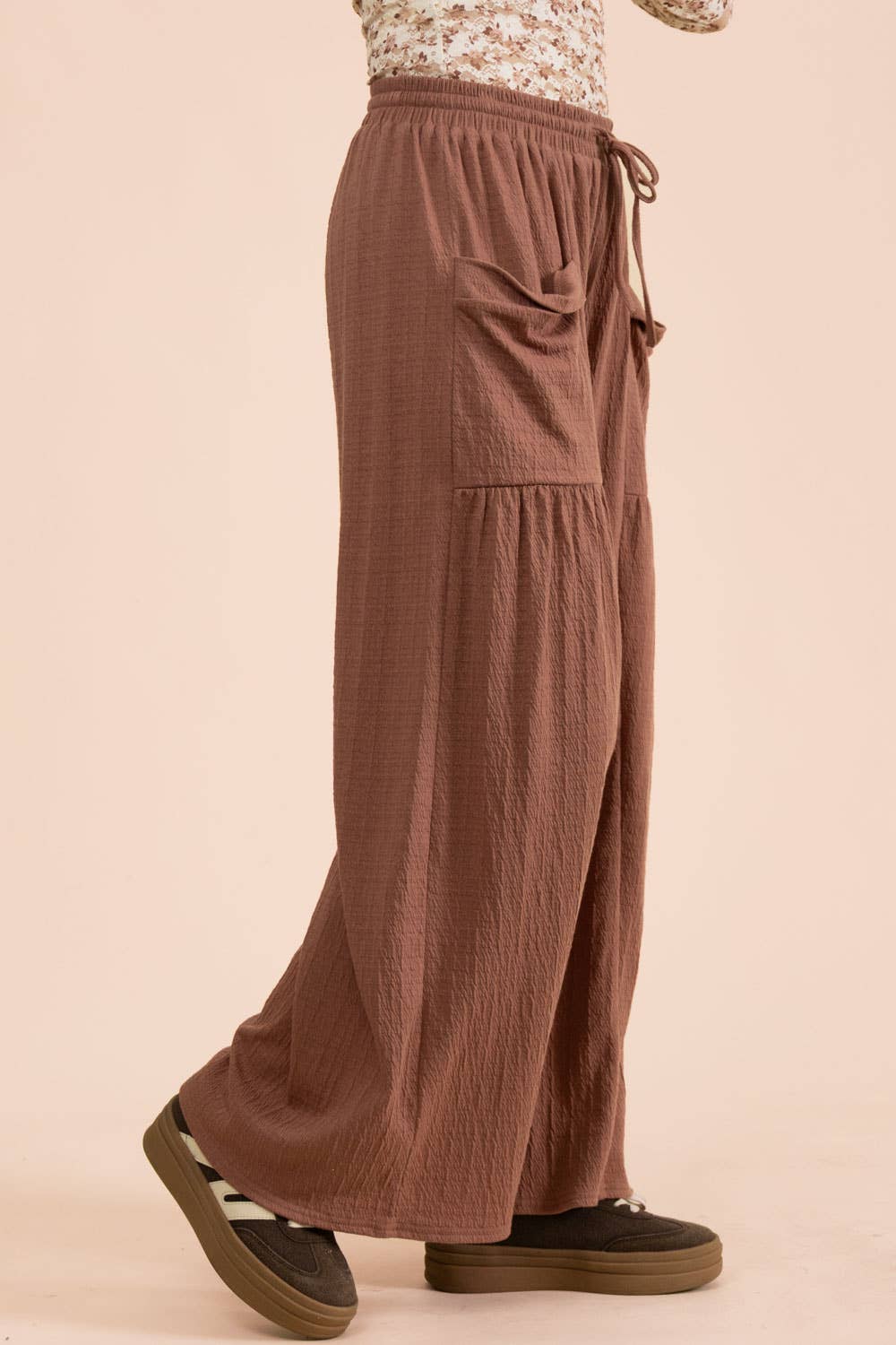 Wide Leg Comfy Knit Pants-VERY J-Stuffology - Where Vintage Meets Modern, A Boutique for Real Women in Crosbyton, TX