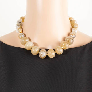 Canyon Stone Beaded Necklace-necklace-The Looks by Fame Accessories-Stuffology - Where Vintage Meets Modern, A Boutique for Real Women in Crosbyton, TX