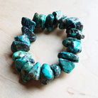 Chunky Genuine Natural Turquoise Beaded Bracelet/Stuffology Boutique-Bracelets-The Jewelry Junkie-Stuffology - Where Vintage Meets Modern, A Boutique for Real Women in Crosbyton, TX