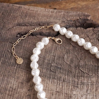 Boho Coin and Pearl Statement Necklace – Gold and Silver Tone-necklace-PennyLine inc-Stuffology - Where Vintage Meets Modern, A Boutique for Real Women in Crosbyton, TX