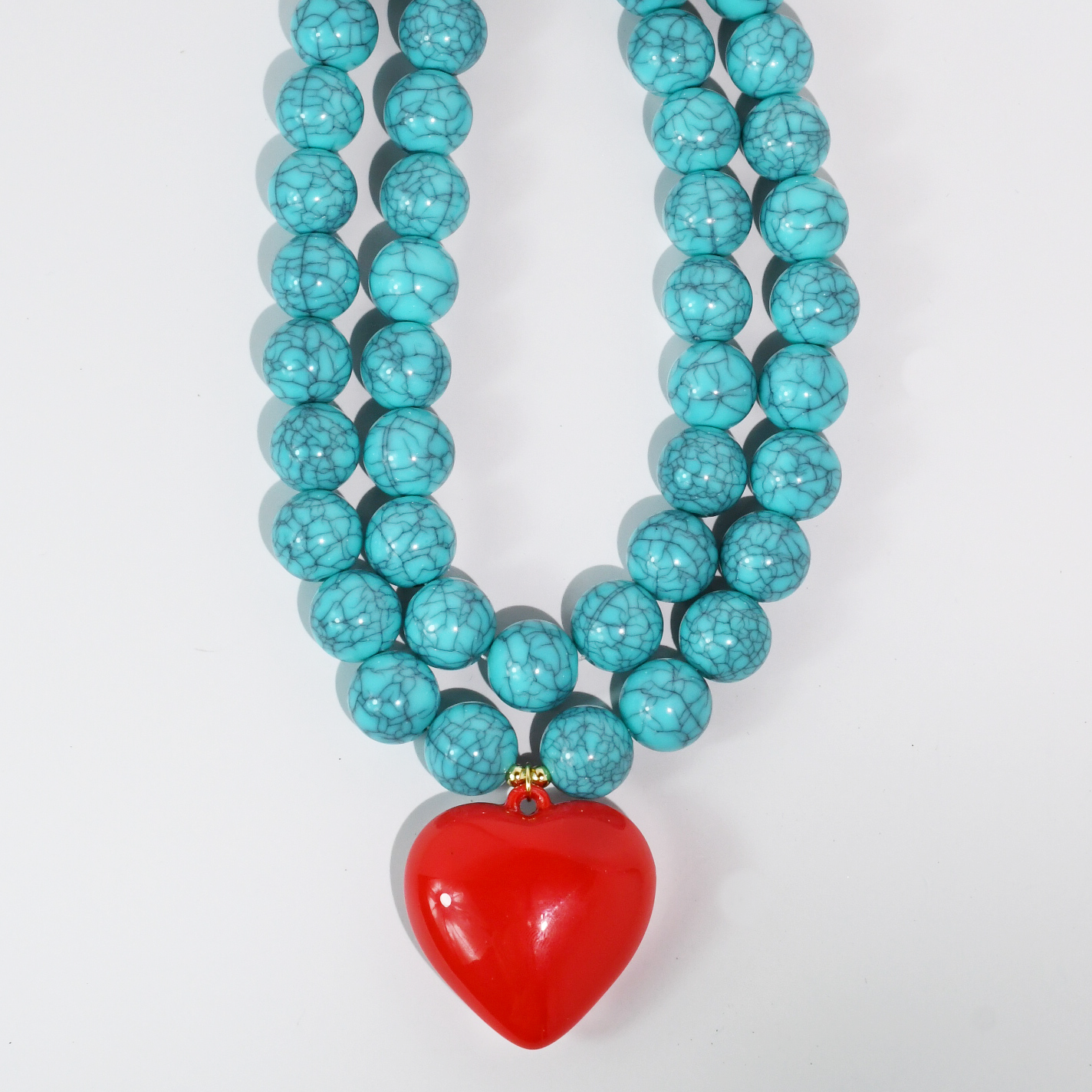 You Have My Heart Red Necklace-necklace-Treasure Jewels Inc.-Stuffology - Where Vintage Meets Modern, A Boutique for Real Women in Crosbyton, TX
