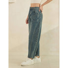 CLASSIC BARREL STYLE JEANS-Jeans-Sage + Fig-Stuffology - Where Vintage Meets Modern, A Boutique for Real Women in Crosbyton, TX