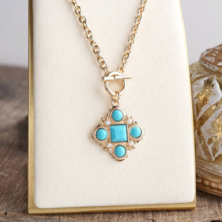 Ornate Pendant Necklace-Necklaces-PennyLine inc-Stuffology - Where Vintage Meets Modern, A Boutique for Real Women in Crosbyton, TX