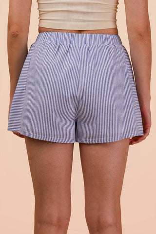 Striped Boxer Shorts-Shorts-VERY J-Stuffology - Where Vintage Meets Modern, A Boutique for Real Women in Crosbyton, TX