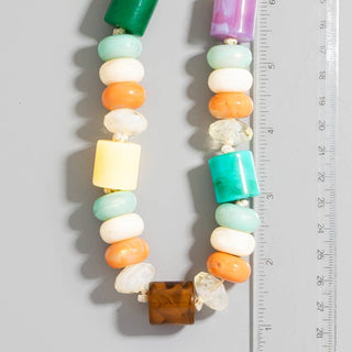 Color Story Beaded Necklace-Necklaces-The Looks by Fame Accessories-Stuffology - Where Vintage Meets Modern, A Boutique for Real Women in Crosbyton, TX
