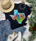 Texas Bluebonnet Graphic Tee /Stuffology Boutique-Graphic Tees-Texas True Threads-Stuffology - Where Vintage Meets Modern, A Boutique for Real Women in Crosbyton, TX