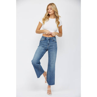 High Waist Wide Leg Mica Denim Jeans-Jeans-Mica Denim-Stuffology - Where Vintage Meets Modern, A Boutique for Real Women in Crosbyton, TX
