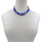 Lapis Lazuli Nugget Mixed Stone Necklace-IST Jewelry-Stuffology - Where Vintage Meets Modern, A Boutique for Real Women in Crosbyton, TX