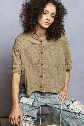 POL Clothing Lightweight Floral Crochet Hoodie Top-Crochet Top-Pol Clothing-Stuffology - Where Vintage Meets Modern, A Boutique for Real Women in Crosbyton, TX