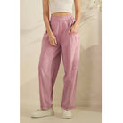 Acid Wash Wide Leg Pink Denim Pants-Pants-Sage + Fig-Stuffology - Where Vintage Meets Modern, A Boutique for Real Women in Crosbyton, TX