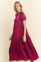 SHORT SLEEVE RUBY MAXI DRESSES-JADE BY JANE-Stuffology - Where Vintage Meets Modern, A Boutique for Real Women in Crosbyton, TX