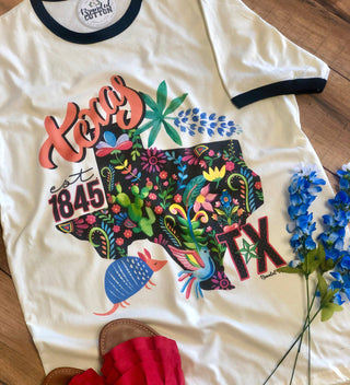 Texas Roots Tee-Graphic Tees-Branded Cotton-Stuffology - Where Vintage Meets Modern, A Boutique for Real Women in Crosbyton, TX