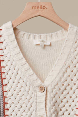 Color-Blocked Knit Sweater-Sweaters-Mello.-Stuffology - Where Vintage Meets Modern, A Boutique for Real Women in Crosbyton, TX
