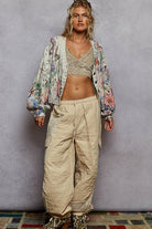 POL Clothing- Vintage Floral Knit Sweater Cardigan-Sweater Cardigan-Pol Clothing-Stuffology - Where Vintage Meets Modern, A Boutique for Real Women in Crosbyton, TX