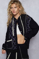 Balloon Sleeves Lace Solid Knit Hoodie Jacket-Hoodie-Pol Clothing-Stuffology - Where Vintage Meets Modern, A Boutique for Real Women in Crosbyton, TX