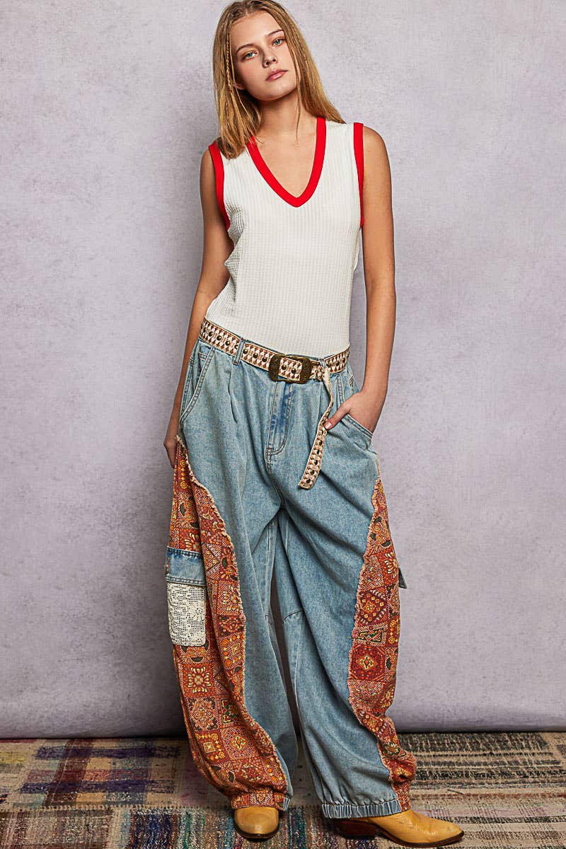 Metal Buckle Studded Western Boho Belt-BELT-Pol Clothing-Stuffology - Where Vintage Meets Modern, A Boutique for Real Women in Crosbyton, TX