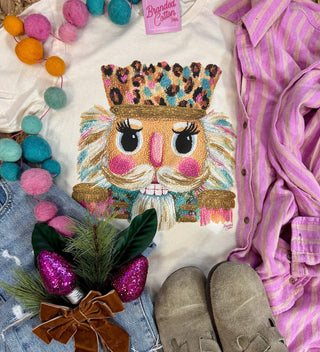 Leopard Nutcracker-Branded Cotton-Stuffology - Where Vintage Meets Modern, A Boutique for Real Women in Crosbyton, TX