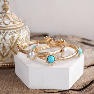 Suncrest Duo – Toggle Charm Chain Necklace-PennyLine inc-Stuffology - Where Vintage Meets Modern, A Boutique for Real Women in Crosbyton, TX