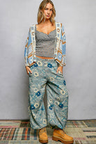 Granny Square 3/4 Sleeve Crochet Cardigan Top-Cardigan-Pol Clothing-Stuffology - Where Vintage Meets Modern, A Boutique for Real Women in Crosbyton, TX