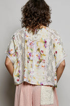 POL Clothing Patchwork Crochet Floral Top-TOP-Stuffology Boutique -Stuffology - Where Vintage Meets Modern, A Boutique for Real Women in Crosbyton, TX