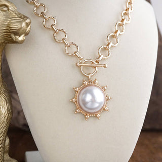 Suncrest Duo – Toggle Charm Chain Necklace-PennyLine inc-Stuffology - Where Vintage Meets Modern, A Boutique for Real Women in Crosbyton, TX