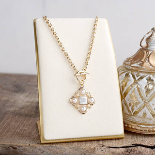 Ornate Pendant Necklace-Necklaces-PennyLine inc-Stuffology - Where Vintage Meets Modern, A Boutique for Real Women in Crosbyton, TX
