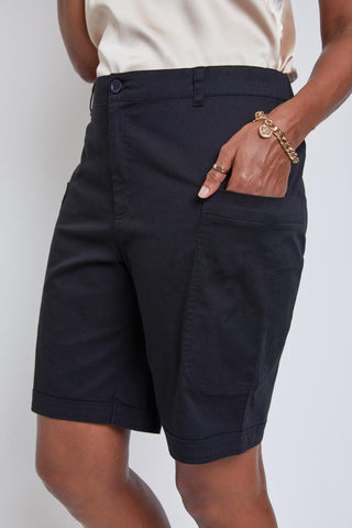 Wide Leg Bermuda Shorts-Shorts-YMI-Stuffology - Where Vintage Meets Modern, A Boutique for Real Women in Crosbyton, TX