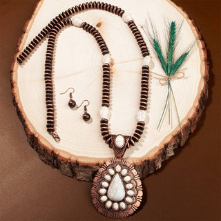 Squash Blossom Necklace-Necklaces-Your Fashion Wholesale-Stuffology - Where Vintage Meets Modern, A Boutique for Real Women in Crosbyton, TX